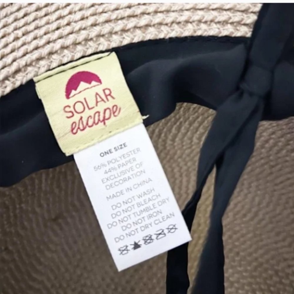solar eclipse straw sunhat - Picture 4 of 5